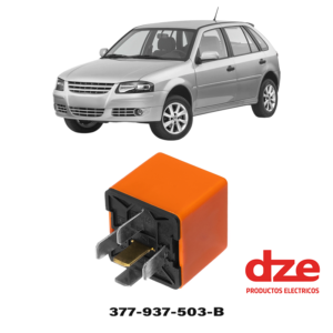 Relay Auxiliar Naranja 5 terminales | Gol Power Saveiro Power G3 G4