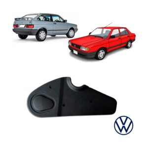 Tapa de Butaca Izquierda Exterior Negra (Original VW) | Gol Senda Saveiro G1