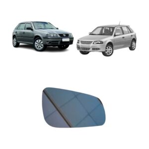 Vidrio de Espejo con Base Derecho - VW Gol G3 / G4 - 373857500