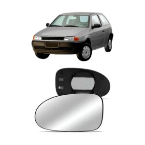 Vidrio de Espejo con Base Izquierdo - VW Gol AB9 (G2) - 377857501
