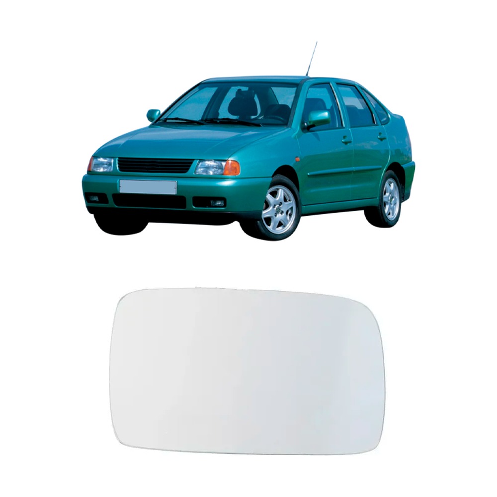 Vidrio de Espejo con Base Derecho - VW Polo Classic - 6K9857522