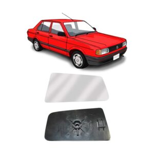 Vidrio de Espejo con Base Bola Derecho - VW Gol / Senda / Saveiro / Gacel (G1) - ZAE857522br