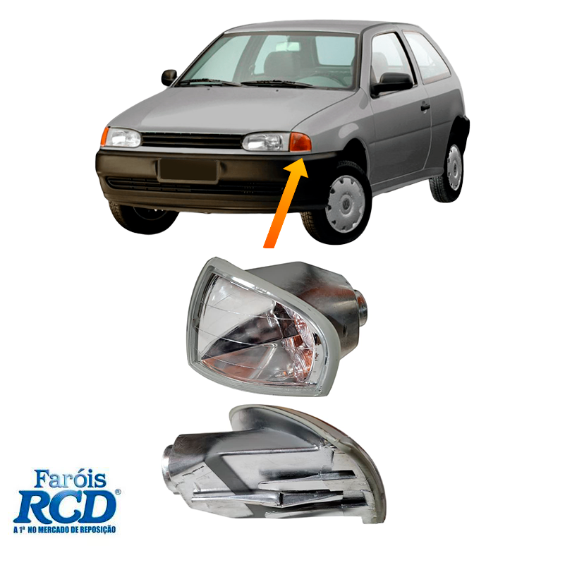 Faro Delantero Izquierdo (CIBIE - TUNING) | Gol Saveiro AB9 95/99