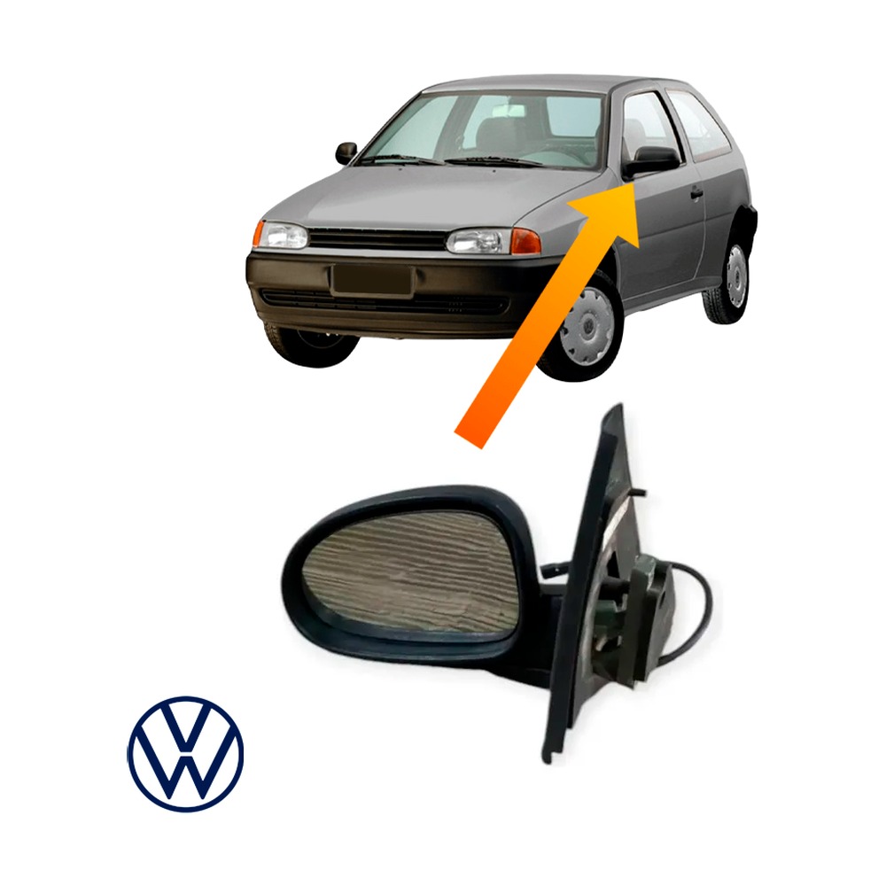 Espejo Exterior Izquierdo Eléctrico (Original VW) | Gol G2 1995-1999