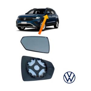 Cristal de Espejo Retrovisor Exterior Izquierdo - VW T-Cross - Original VW 2GP857521