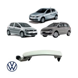 Manija Exterior de Puerta Delantera Izquierda - VW Gol Trend / Fox / Suran / Voyage - Original VW 5U0837205A