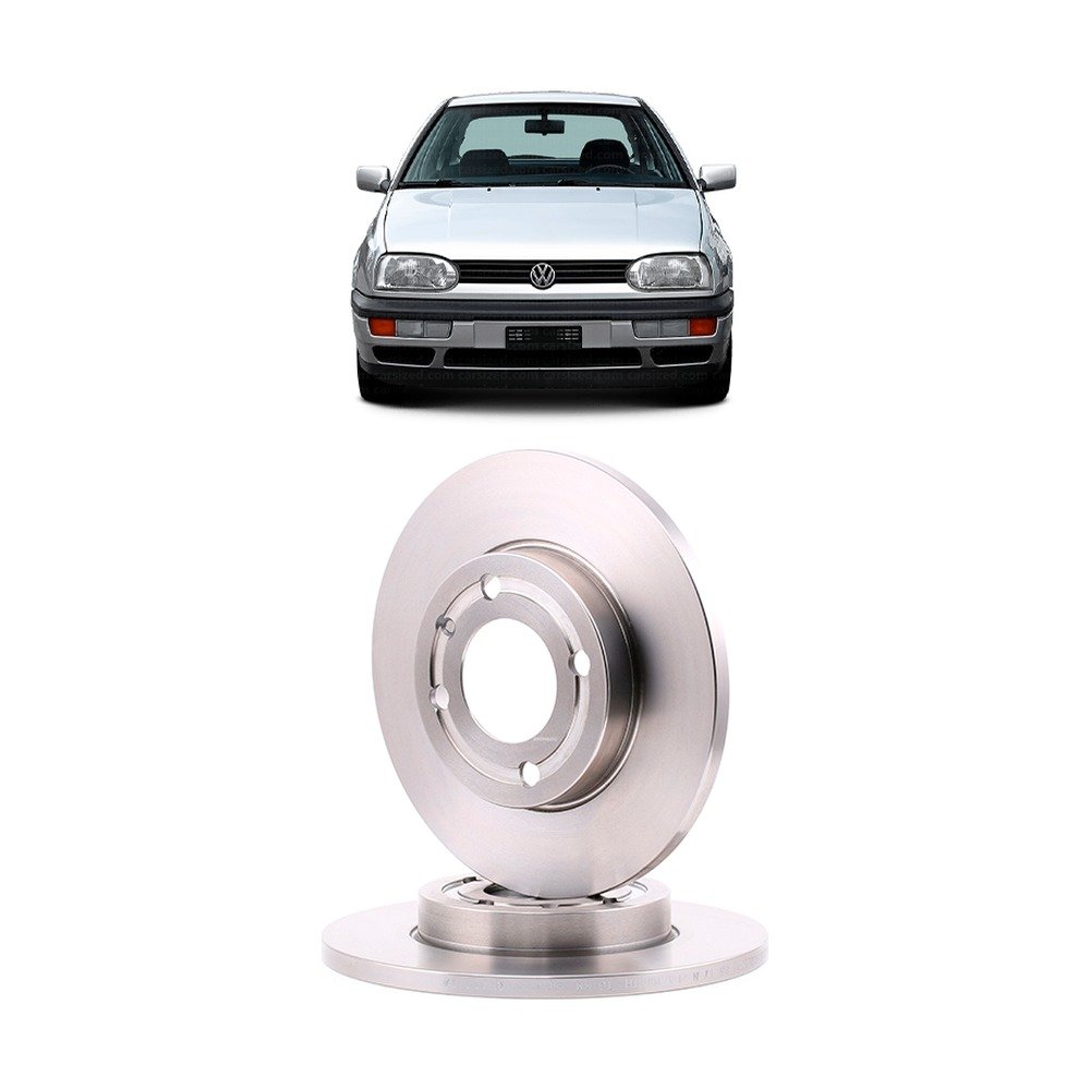 Juego de Discos de Freno Delanteros Sólidos Raybestos | Golf MK3 1995-1999 GL (256 mm)
