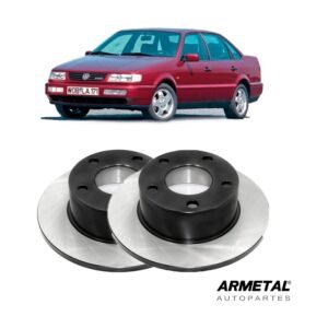 Juego de Discos de Freno Traseros Sólidos Armetal | Passat B4 B5 - Audi A4 A6