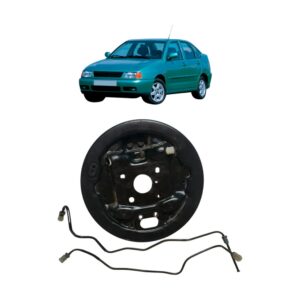 Plato de Freno Trasero con Cañería - VW Polo - Varga