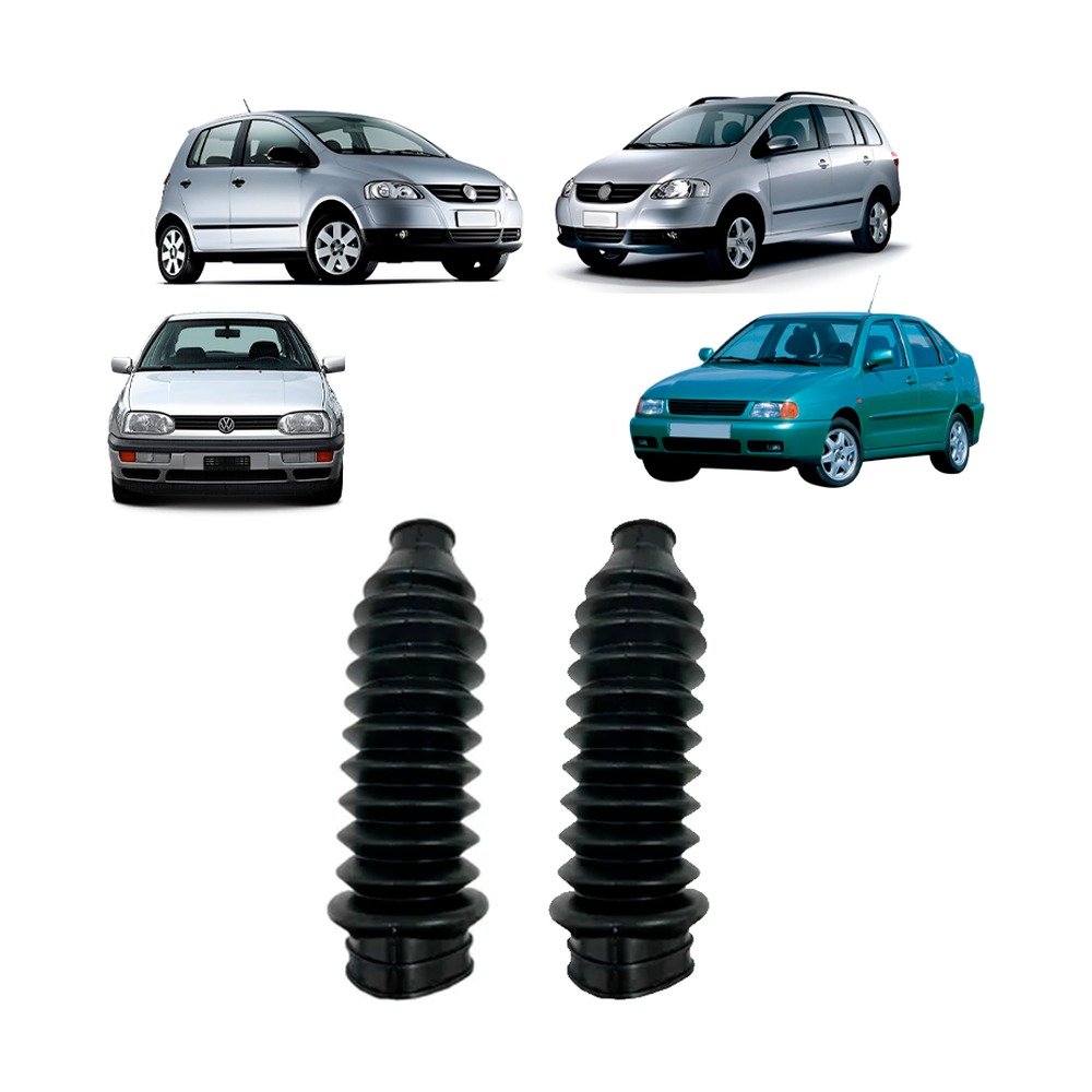 Kit x2 Fuelles de Cremallera de Dirección (11 mm) | Golf MK3 Polo Fox Suran