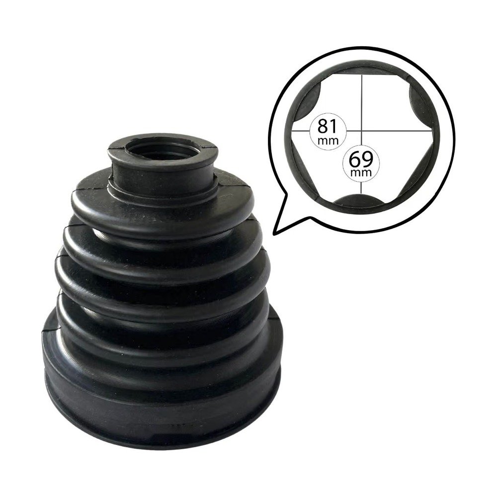 Fuelle de Homocinética Lado Caja Trébol (81 x 69 mm) | Bora Passat Tiguan Vento Audi A3 A4