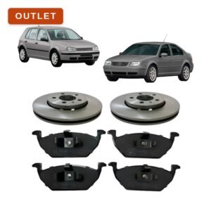 KIT Discos y Pastillas de Freno OUTLET | Bora Golf MK4 1.8T 2.0 1.9 TDI (280mm - con sensor)