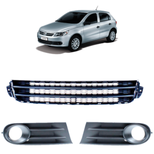 Kit de Grillas de Paragolpe C/Auxiliar (JGO x3) | Gol Trend G5 Voyage 08/12