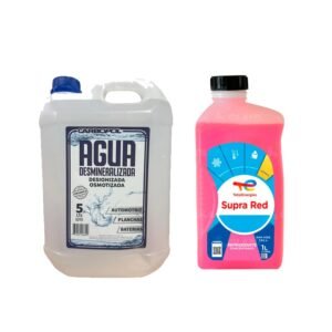 Kit Refrigerante Concentrado 1 L + Agua Desmineralizada 5 L